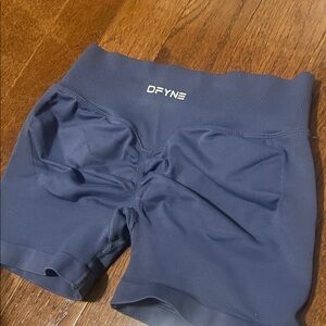 DFYNE Navy Blue Athletic Shorts